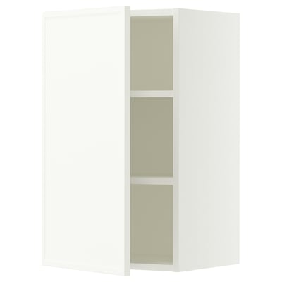SEKTION Armoire murale, blanc/Aspudden blanc mat, 18x15x30 "