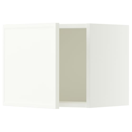 SEKTION Armoire murale, blanc/Aspudden blanc mat, 18x15x15 "