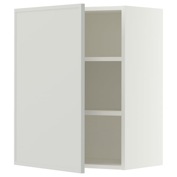 SEKTION Armoire murale, blanc/Aspudden gris clair, 24x15x30 "