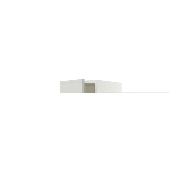 SEKTION Armoire murale, blanc/Aspudden gris clair, 12x15x40 "