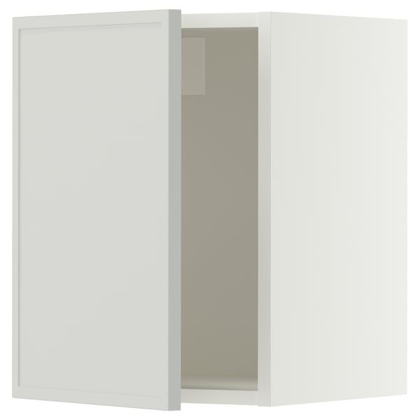 SEKTION Armoire murale, blanc/Aspudden gris clair, 15x15x20 "