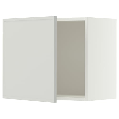 SEKTION Armoire murale, blanc/Aspudden gris clair, 24x15x20 "