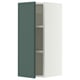 SEKTION Armoire murale, blanc/Aspudden gris-vert foncé, 12x15x30 "