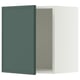 SEKTION Armoire murale, blanc/Aspudden gris-vert foncé, 18x15x20 "