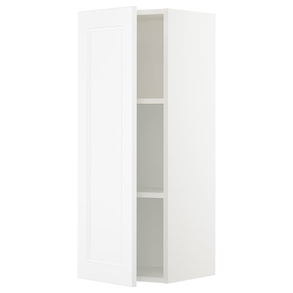 SEKTION Armoire murale, blanc/Axstad blanc mat, 15x15x40 "