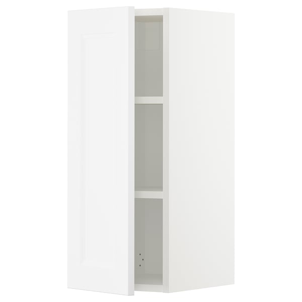 SEKTION Armoire murale, blanc/Axstad blanc mat, 12x15x30 "