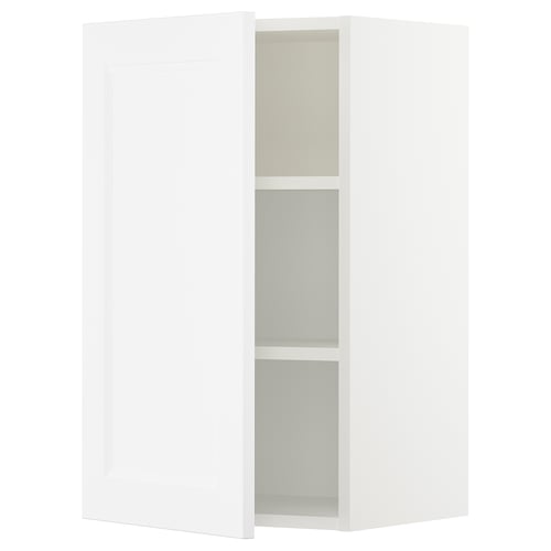 SEKTION Armoire murale, blanc/Axstad blanc mat, 18x15x30 "