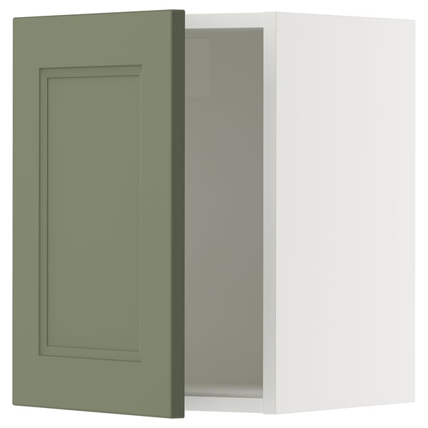 SEKTION Armoire murale, blanc/Axstad gris-vert, 15x15x20 "
