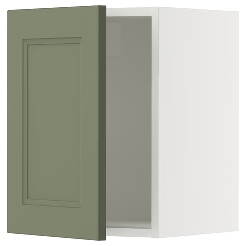 SEKTION Armoire murale, blanc/Axstad gris-vert, 15x15x20 "