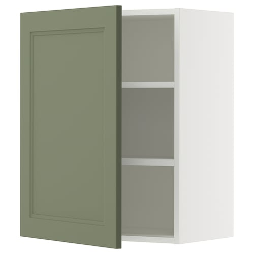 SEKTION Armoire murale, blanc/Axstad gris-vert, 24x15x30 "