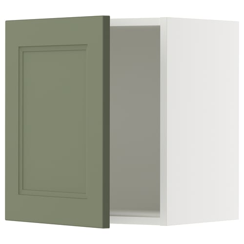 SEKTION Armoire murale, blanc/Axstad gris-vert, 18x15x20 "