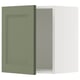 SEKTION Armoire murale, blanc/Axstad gris-vert, 18x15x20 "
