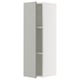 SEKTION Armoire murale, blanc/Havstorp gris clair, 12x15x40 "