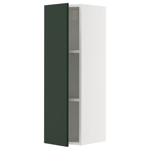 SEKTION Armoire murale, blanc/Havstorp vert profond, 12x15x40 "