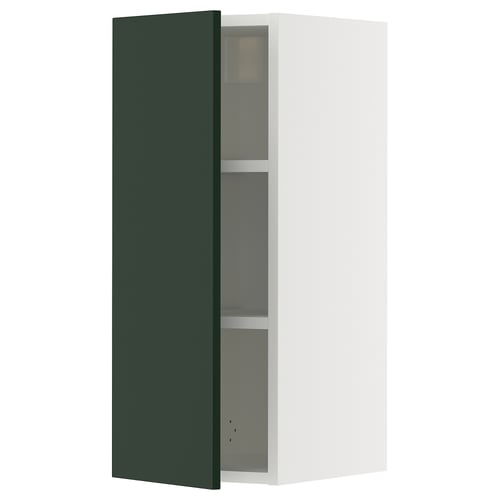 SEKTION Armoire murale, blanc/Havstorp vert profond, 12x15x30 "