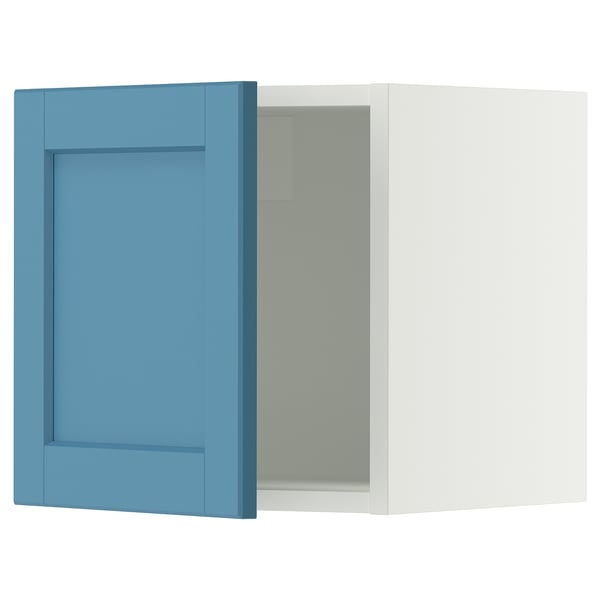 SEKTION Armoire murale, blanc/Lerhyttan bleu, 15x15x15 "