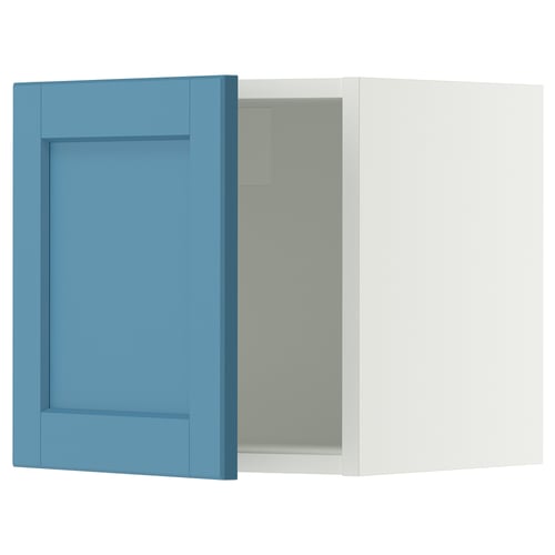 SEKTION Armoire murale, blanc/Lerhyttan bleu, 15x15x15 "