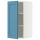 SEKTION Armoire murale, blanc/Lerhyttan bleu, 15x15x30 "