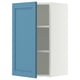 SEKTION Armoire murale, blanc/Lerhyttan bleu, 18x15x30 "