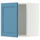 SEKTION Armoire murale, blanc/Lerhyttan bleu, 18x15x20 "