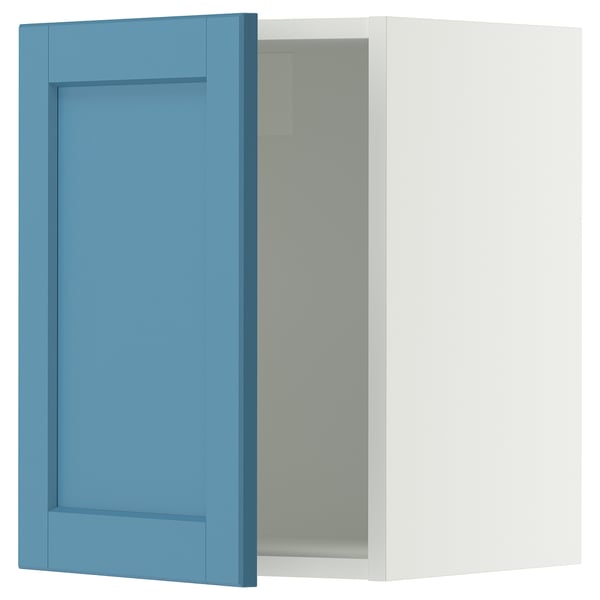 SEKTION Armoire murale, blanc/Lerhyttan bleu, 15x15x20 "