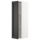 SEKTION Armoire murale, blanc/Lerhyttan teinté noir, 12x15x40 "