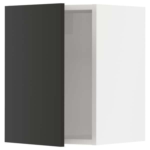 SEKTION Armoire murale, blanc/Nickebo anthracite mat, 15x15x20 "
