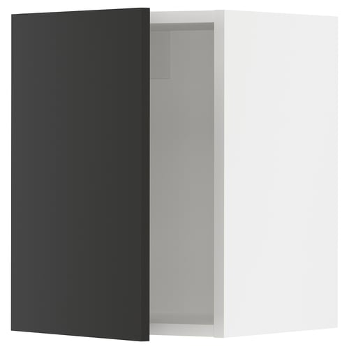 SEKTION Armoire murale, blanc/Nickebo anthracite mat, 15x15x20 "