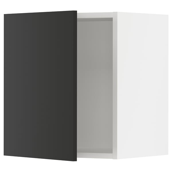 SEKTION Armoire murale, blanc/Nickebo anthracite mat, 18x15x20 "