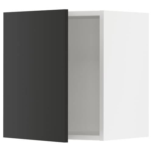 SEKTION Armoire murale, blanc/Nickebo anthracite mat, 18x15x20 "