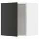 SEKTION Armoire murale, blanc/Nickebo anthracite mat, 18x15x20 "