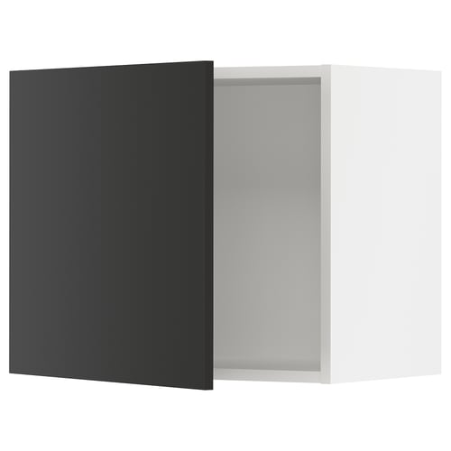 SEKTION Armoire murale, blanc/Nickebo anthracite mat, 24x15x20 "