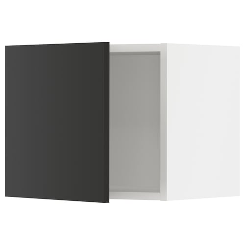 SEKTION Armoire murale, blanc/Nickebo anthracite mat, 18x15x15 "