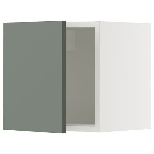 SEKTION Armoire murale, blanc/Nickebo gris -vert mat, 15x15x15 "