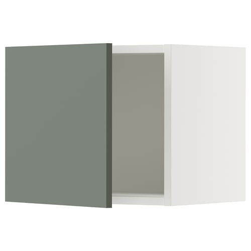SEKTION Armoire murale, blanc/Nickebo gris -vert mat, 18x15x15 "
