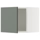 SEKTION Armoire murale, blanc/Nickebo gris -vert mat, 18x15x15 "