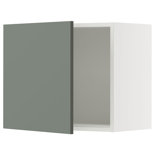 SEKTION Armoire murale, blanc/Nickebo gris -vert mat, 24x15x20 "