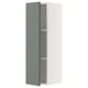 SEKTION Armoire murale, blanc/Nickebo gris -vert mat, 12x15x40 "