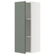 SEKTION Armoire murale, blanc/Nickebo gris -vert mat, 15x15x40 "