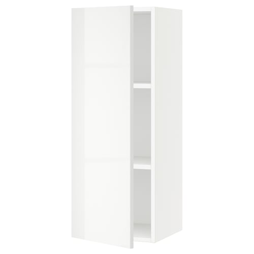 SEKTION Armoire murale, blanc/Ringhult blanc, 15x15x40 "