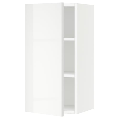 SEKTION Armoire murale, blanc/Ringhult blanc, 15x15x30 "