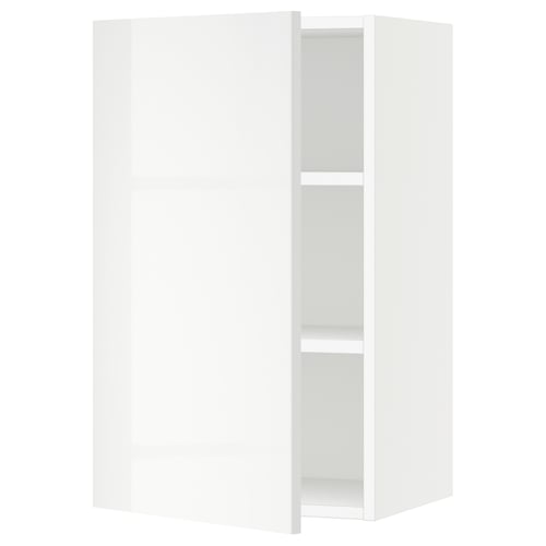 SEKTION Armoire murale, blanc/Ringhult blanc, 18x15x30 "