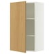 SEKTION Armoire murale, blanc/Sinarp chêne plaqué, 24x15x40 "