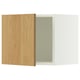 SEKTION Armoire murale, blanc/Sinarp chêne plaqué, 18x15x15 "