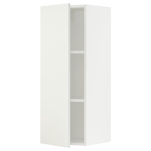 SEKTION Armoire murale, blanc/Vallstena blanc, 15x15x40 "