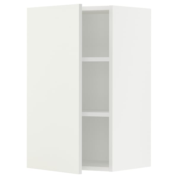 SEKTION Armoire murale, blanc/Vallstena blanc, 18x15x30 "