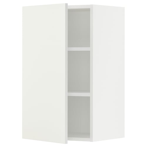 SEKTION Armoire murale, blanc/Vallstena blanc, 18x15x30 "