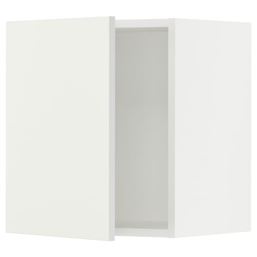 SEKTION Armoire murale, blanc/Vallstena blanc, 18x15x20 "
