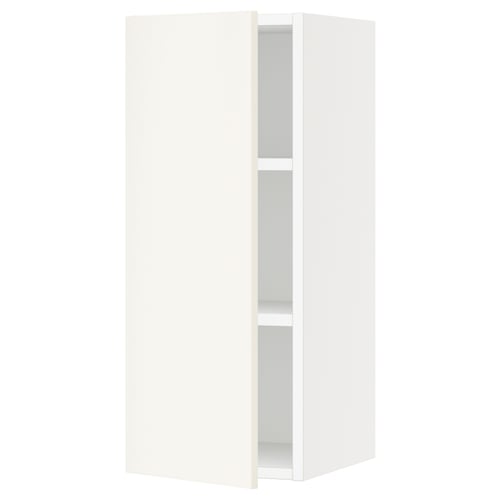 SEKTION Armoire murale, blanc/Veddinge blanc, 12x15x30 "