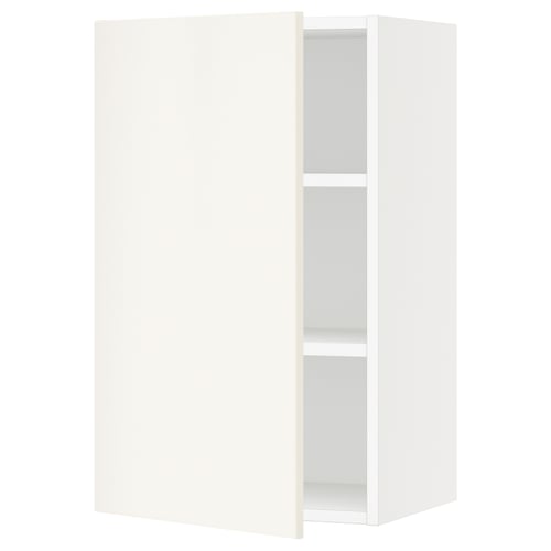 SEKTION Armoire murale, blanc/Veddinge blanc, 18x15x30 "